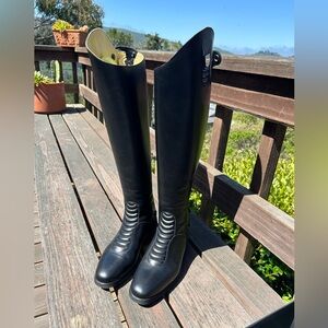 Tucci Harley Black Riding Boots 39 (8.5)